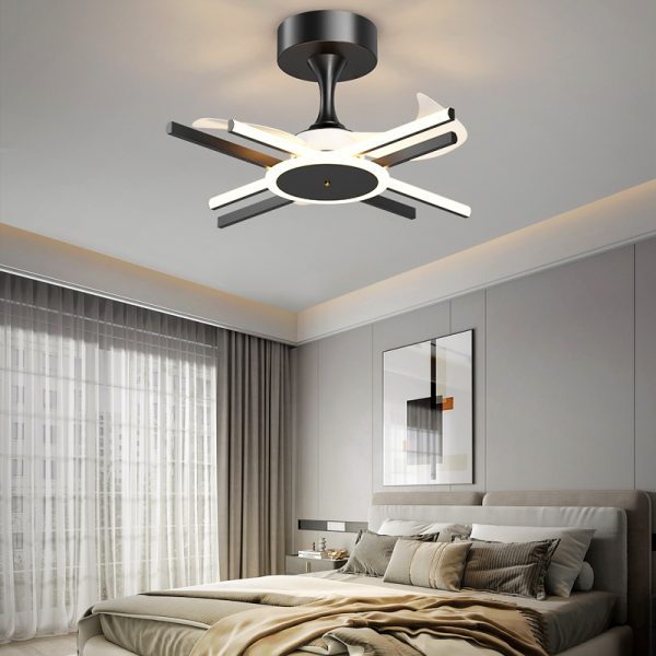 ceiling fan with led light and remote 6