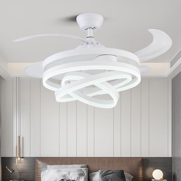 retractable ceiling fan with led light 4