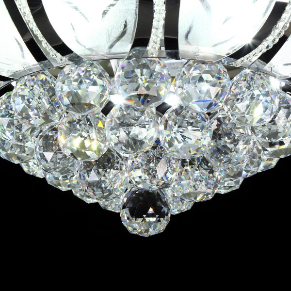 crystal ceiling fan light retractable blade 5