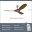 Ceiling Fan Solid Wood Blades 9