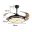 Modern Ceiling Fan Light Invisible Blade Retractable Fan 6