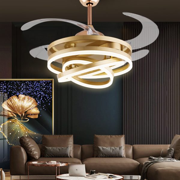 Ceiling Fan with LED Light and Remote Control 3