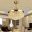 Crystal ceiling fans with lights modern minimalist 7