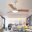 modern wood ceiling fan with light 8