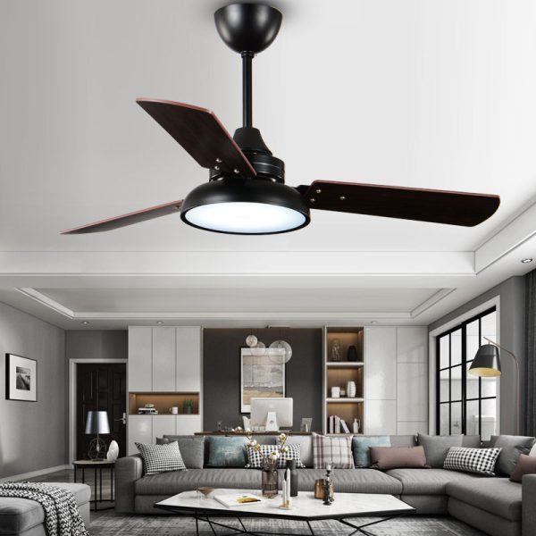 modern wood ceiling fan with light 3